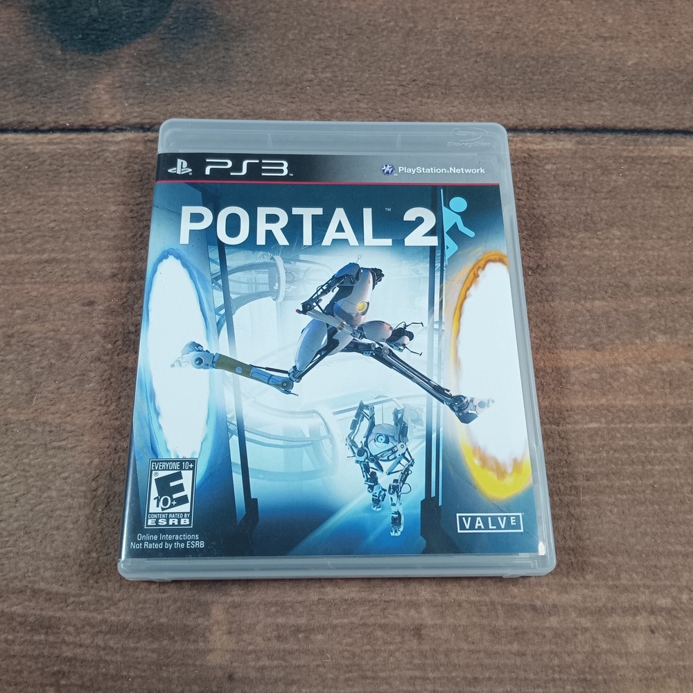 Portal 2 Video Game for Sony PlayStation 3 PS3 Blu Ray Disc Complete